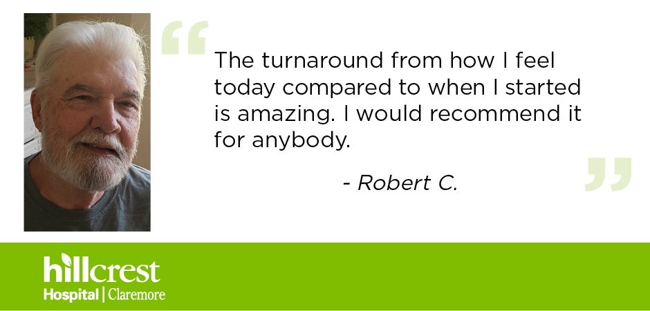 Hillcrest Hospital Claremore cardiac rehab program changes patient’s outcome and outlook