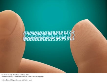 Oklahoma Heart Institute implants first-of-its-kind naturally dissolving heart stent in patient with coronary artery disease