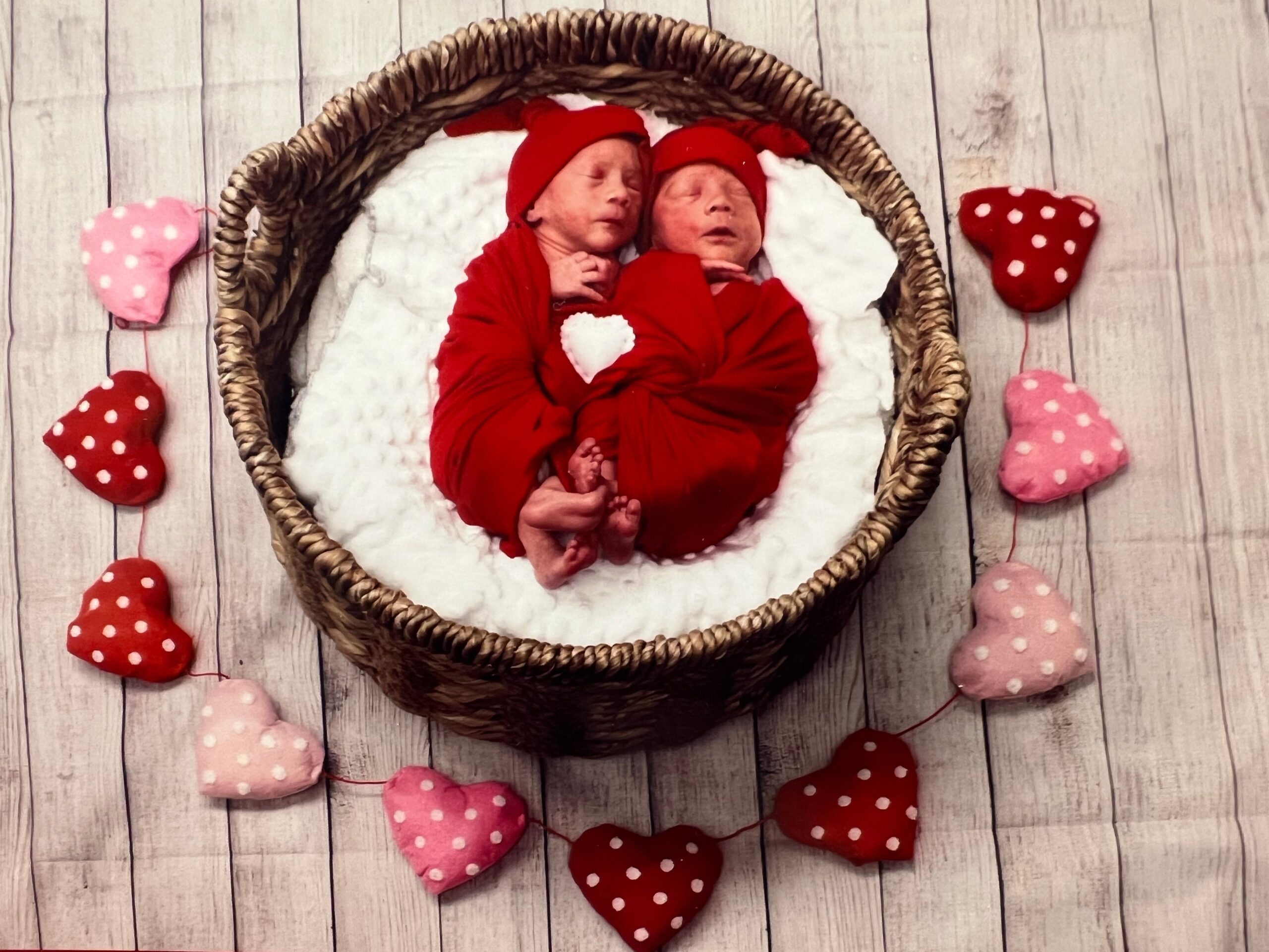 Hillcrest Medical Center NICU staff organize Valentine’s Day photoshoot for babies