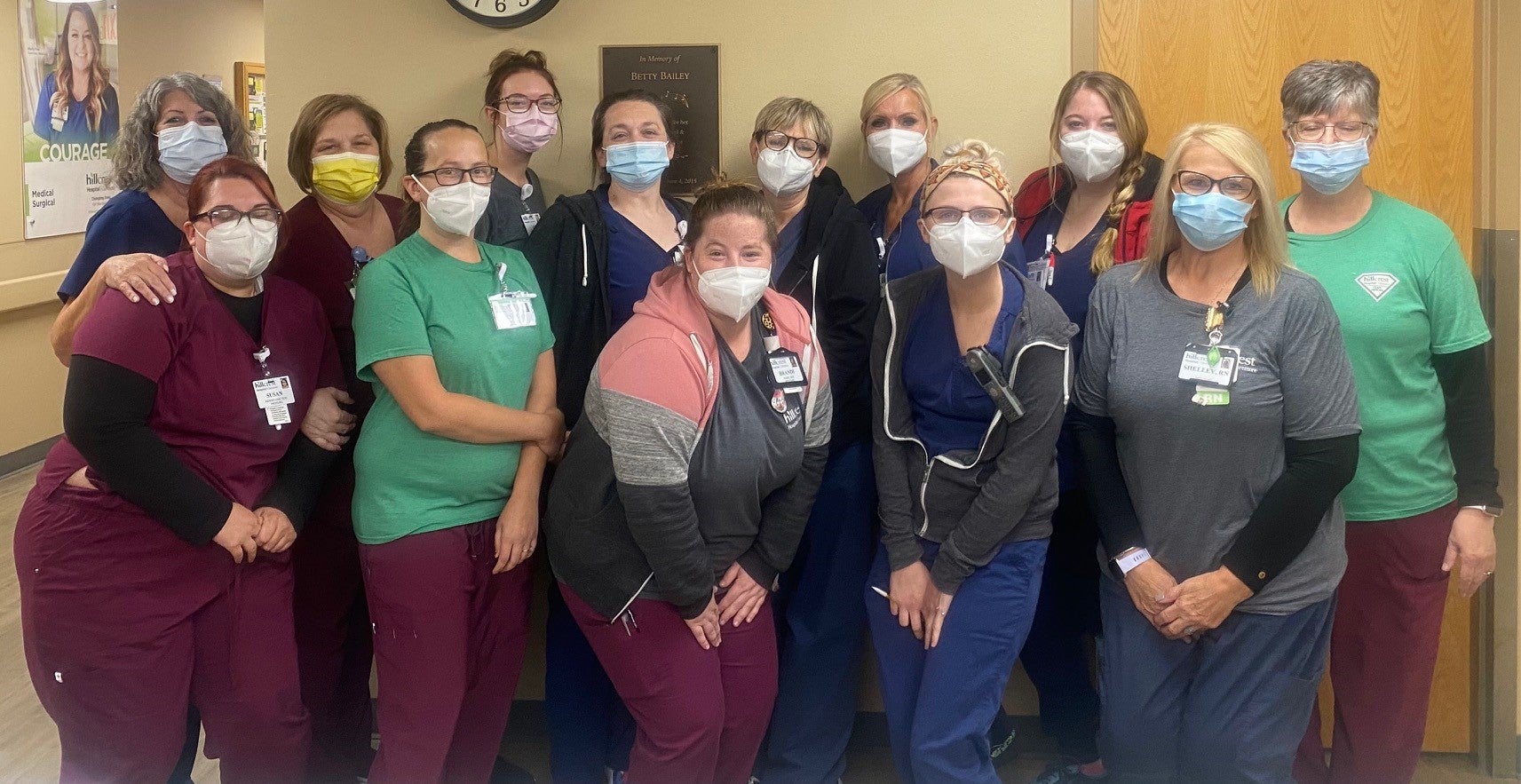 Pandemic brings Hillcrest Claremore med-surg unit together