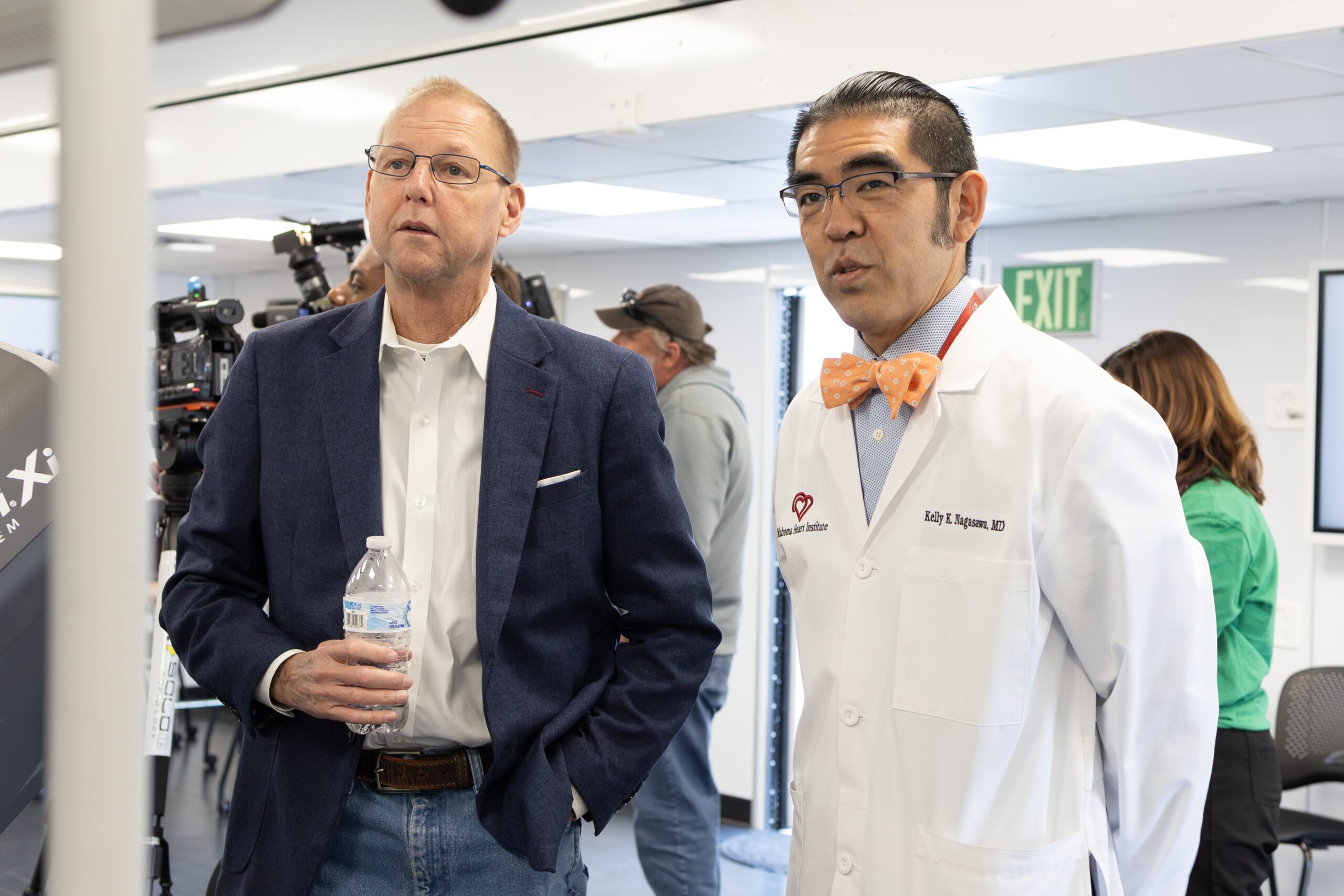 Dr. Nagasawa and Jeff Womack