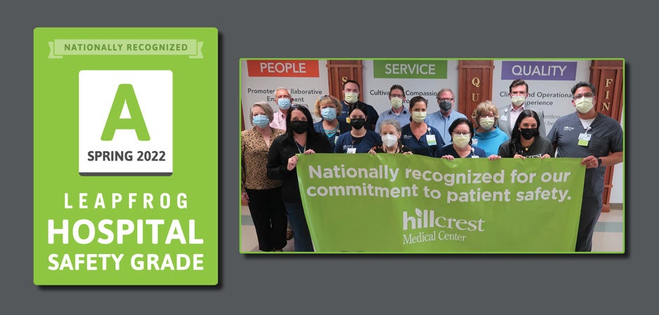 Hillcrest Medical Center receives second consecutive Leapfrog ‘A’ grade